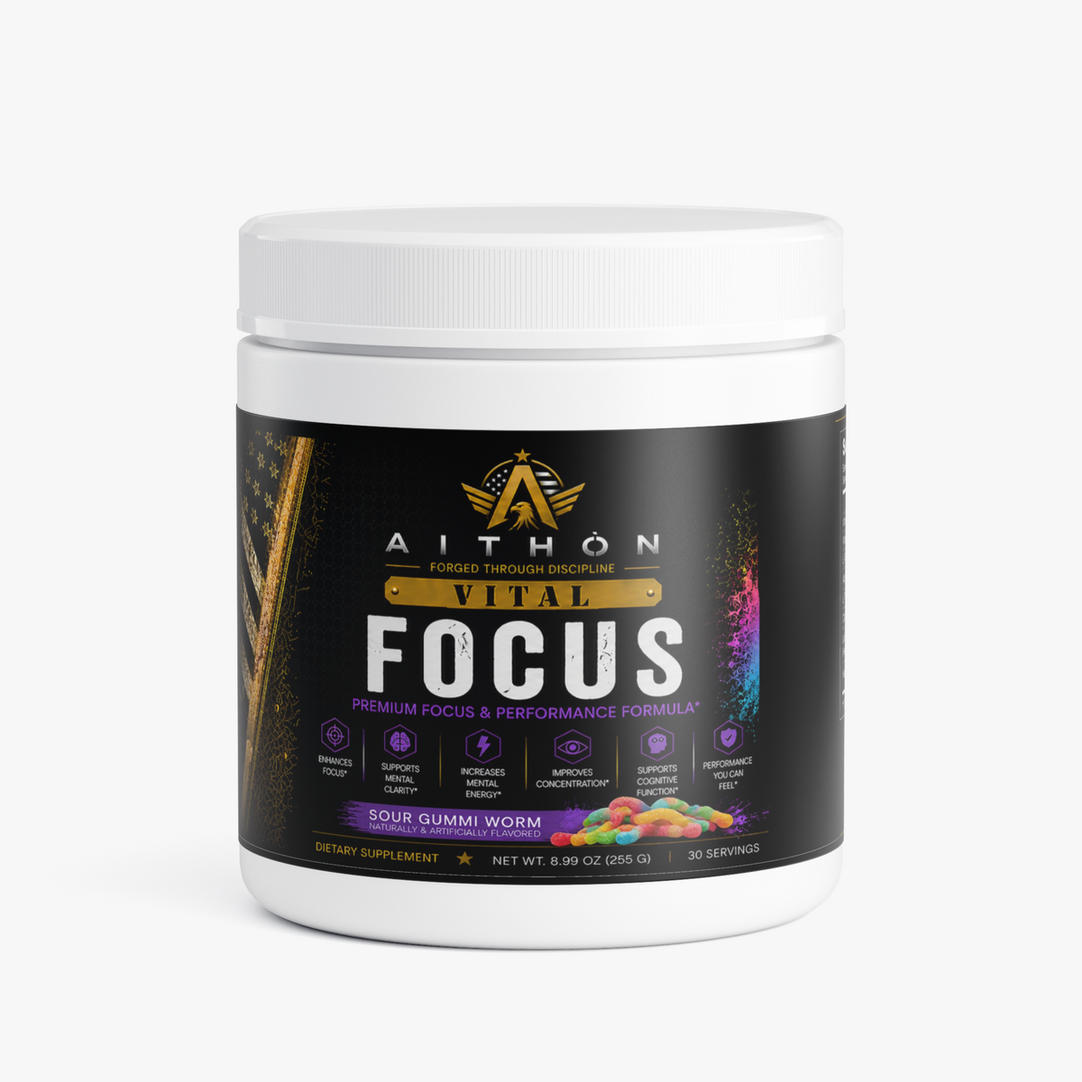 Focus Powder (Sour Gummi Worm)