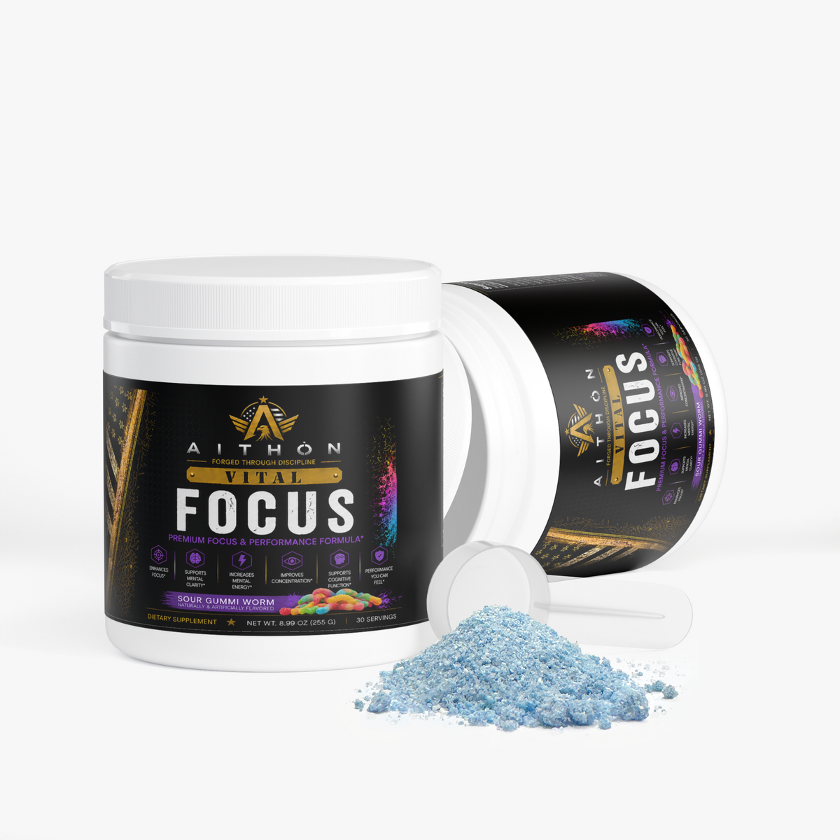 Focus Powder (Sour Gummi Worm)
