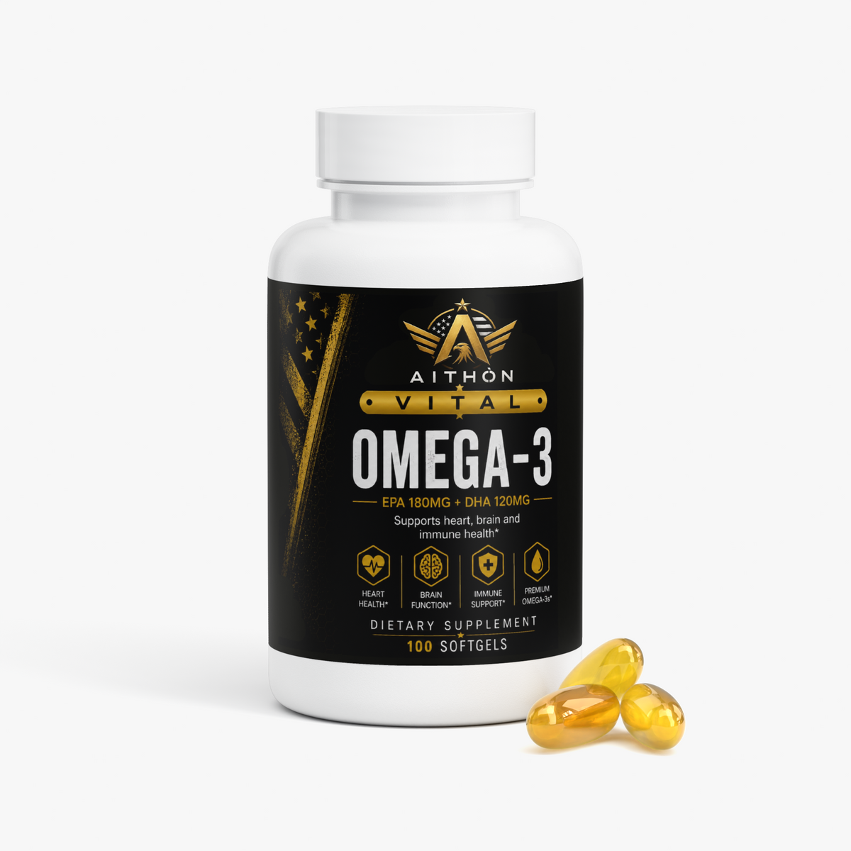 Omega-3 EPA 180mg + DHA 120mg