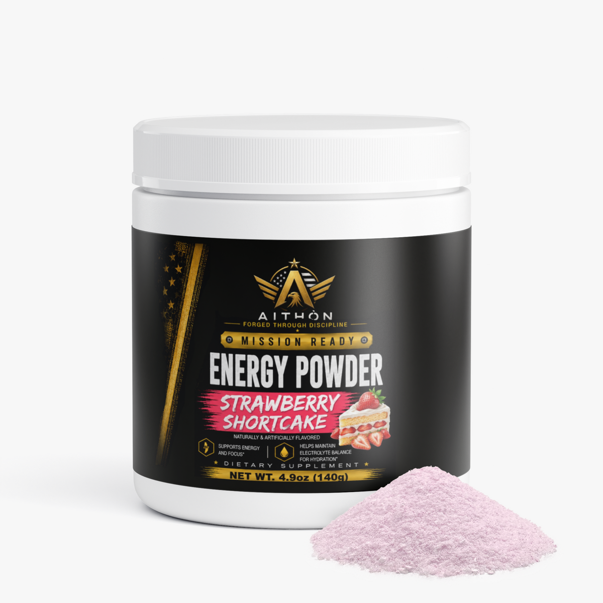 Energy Powder (Strawberry Shortcake)