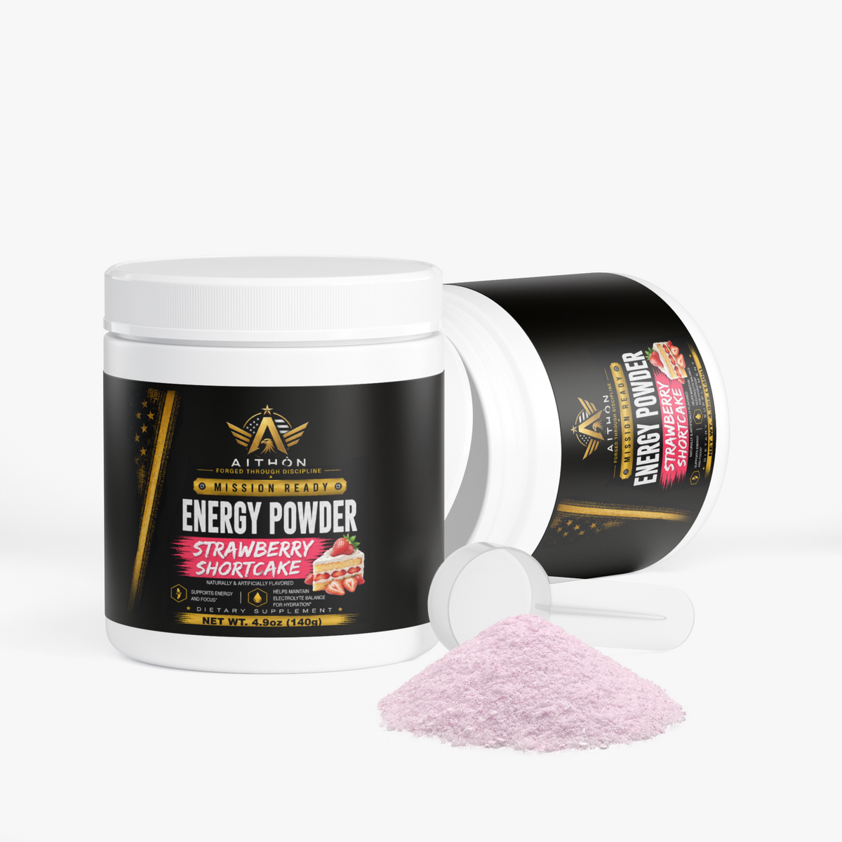 Energy Powder (Strawberry Shortcake)