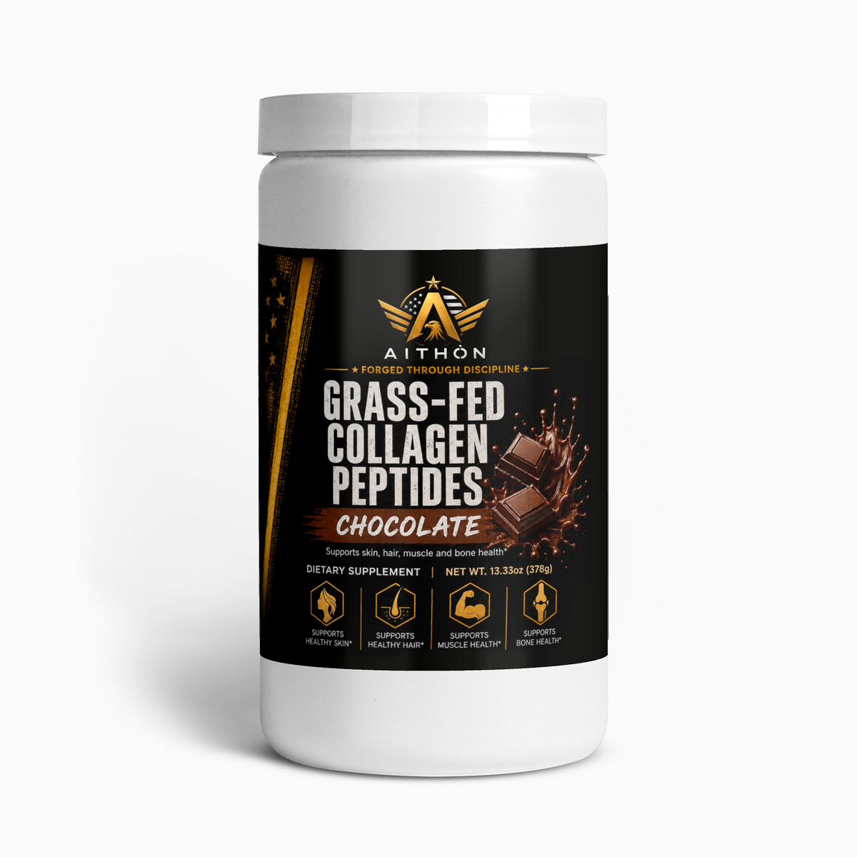 Grass-Fed Collagen Peptides Powder (Chocolate)